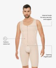 Load image into Gallery viewer, 298 - Men’s Abdomen and Legs Control Bodysuit