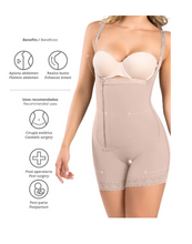 Load image into Gallery viewer, CYSM 435 - Braless Compression Bodysuit Boyshort
