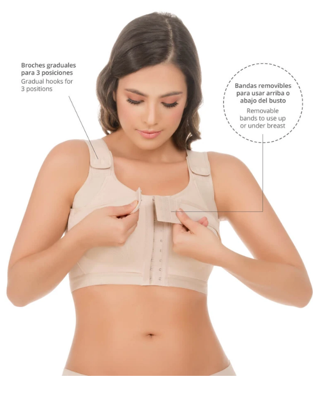 CYSM 242 - Adjustable Surgical Bra With Removable Band